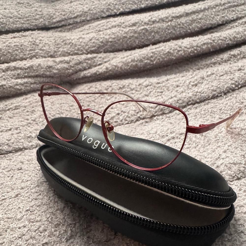 Vogue Women's Glasses in Chic Red